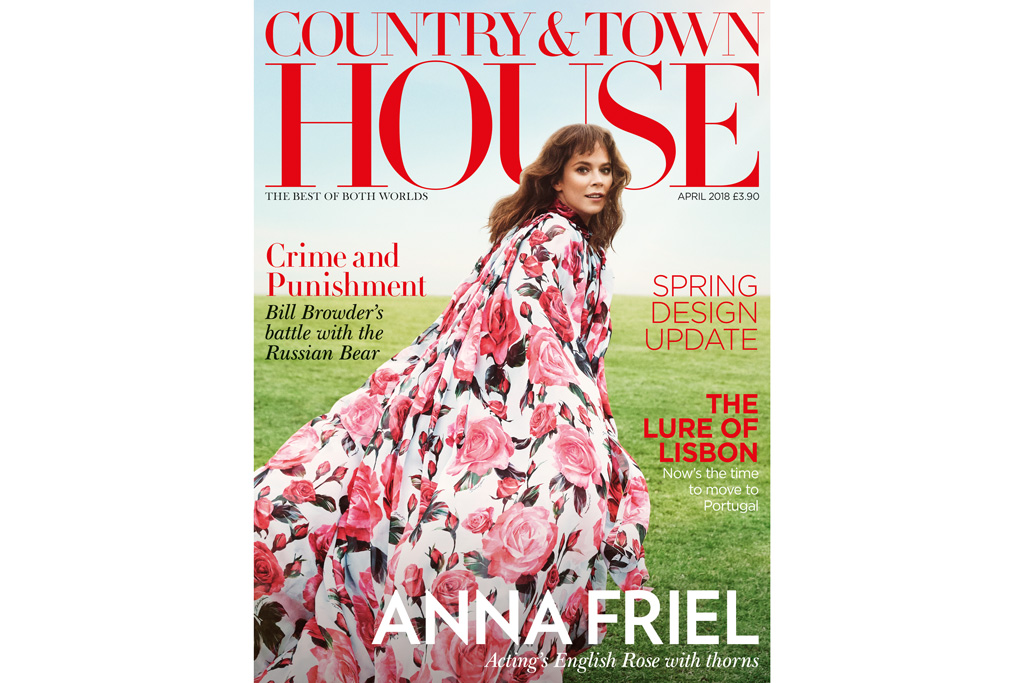 April 2018 cover star is Anna Friel