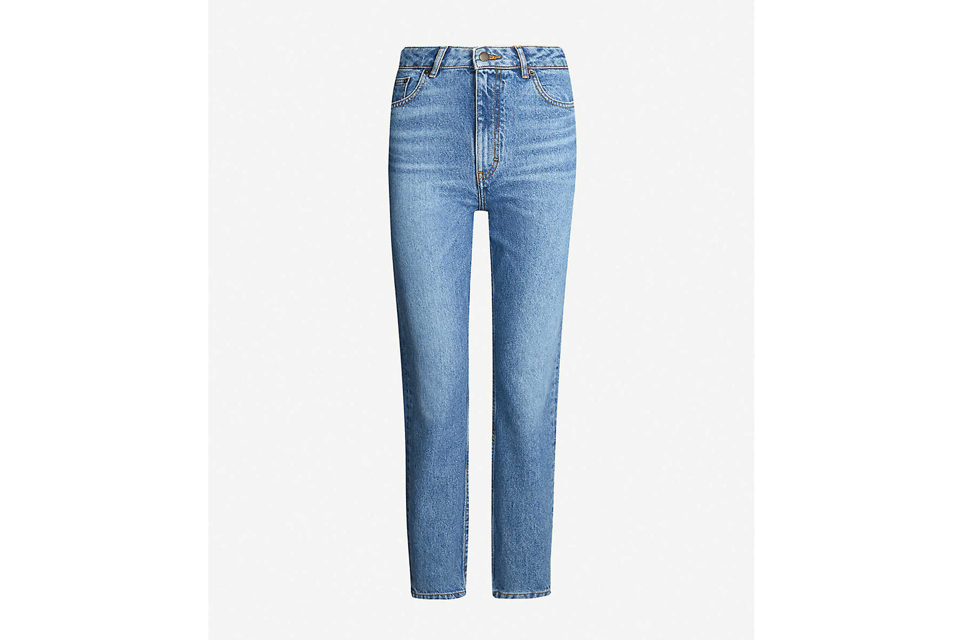 MAJE Pario straight high-rise jeans