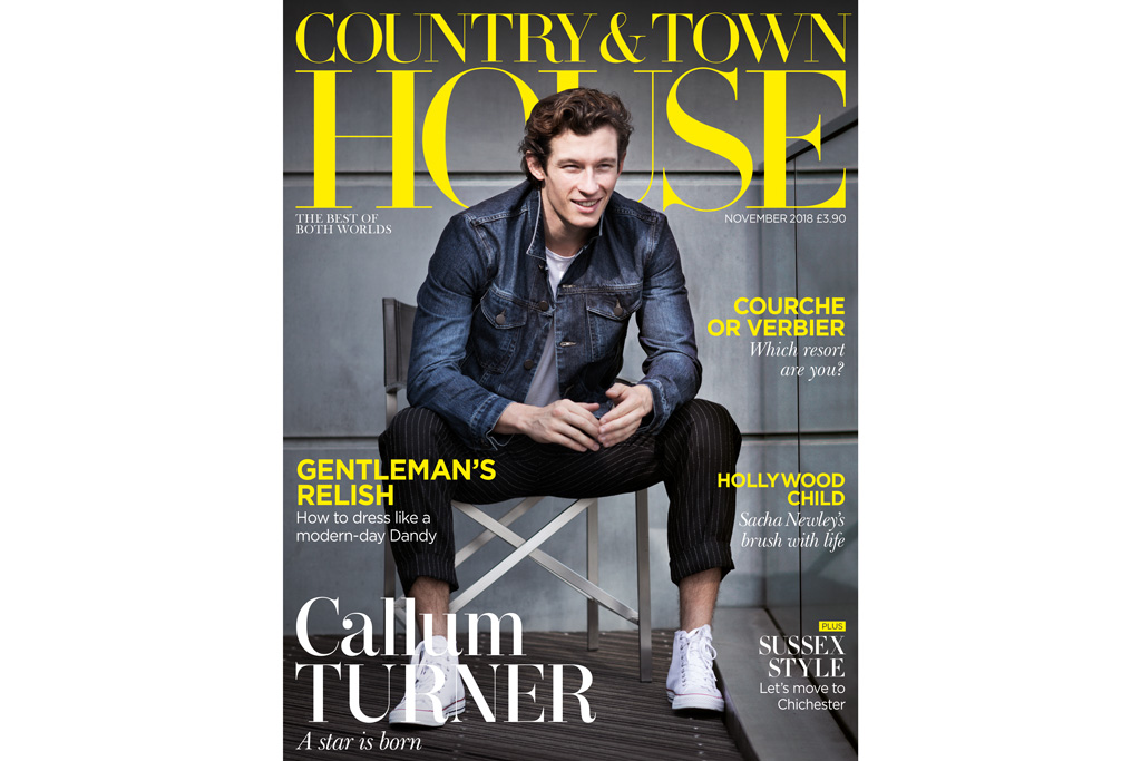 November 2018 cover star is Callum Turner