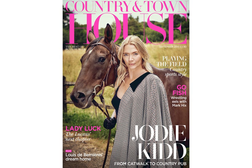 September 2018 cover star is Jodie Kidd