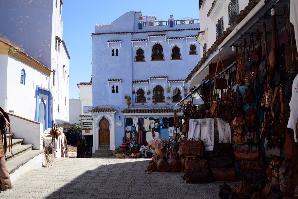 Blue Buildings Photo by Yasmine Arfaoui on Unsplash