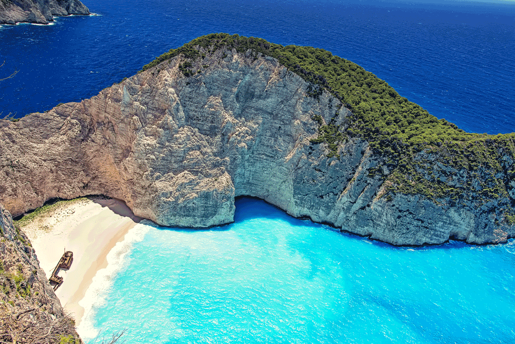 Navagio Beach, Zakynthos, Greece