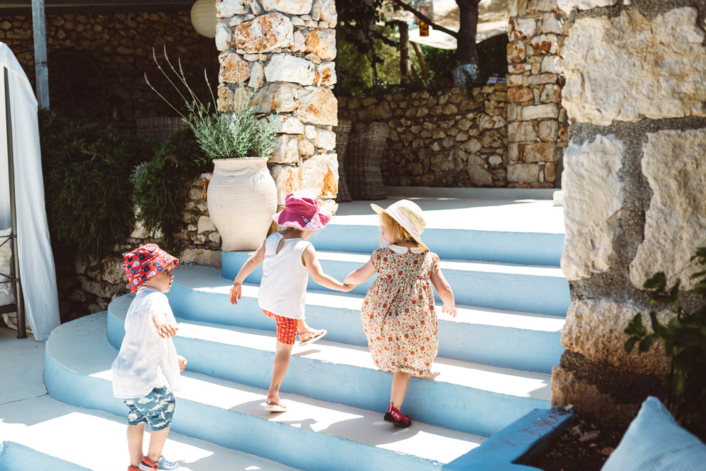 Children at The Peligoni Club, Zakynthos