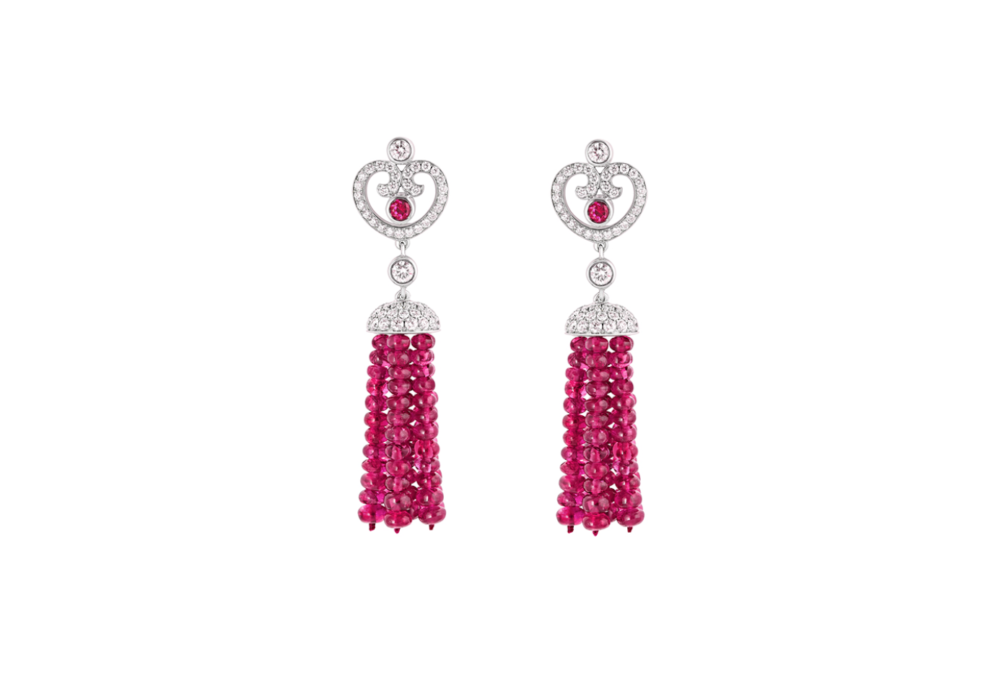 6. IMPÉRATRICE RUBY TASSEL EARRINGS