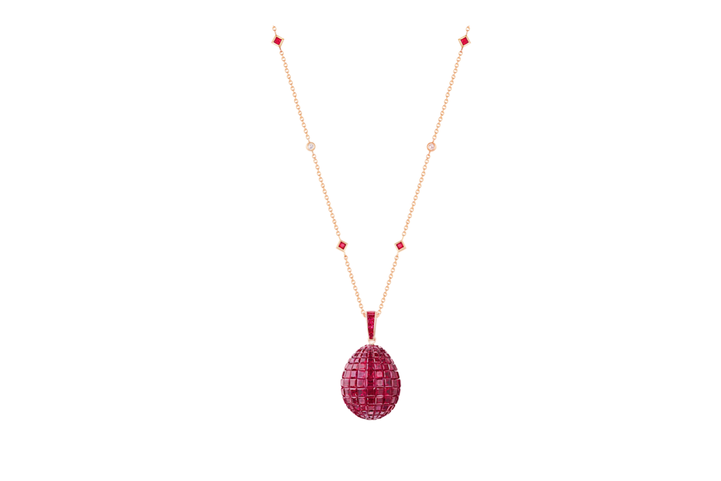 8. Mosaic Ruby Pendant