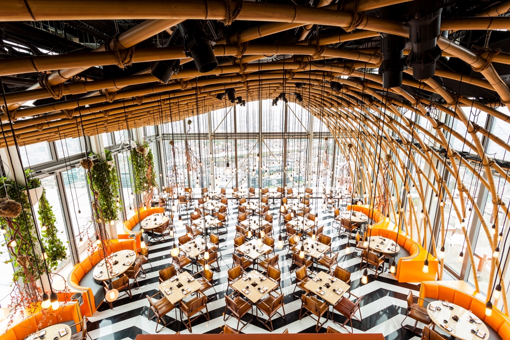 Interior of SUSHISAMBA