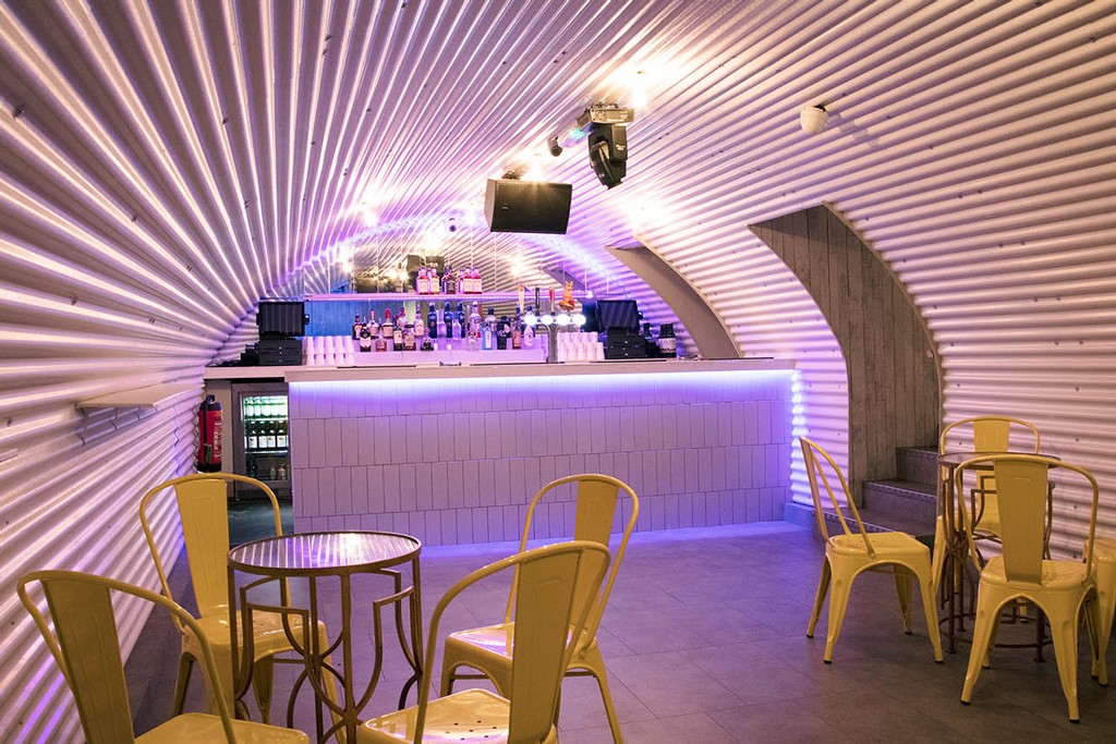 The interior of a gay bar in London