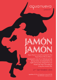 Aqua Nueva Movie Menus: Jamon Jamon