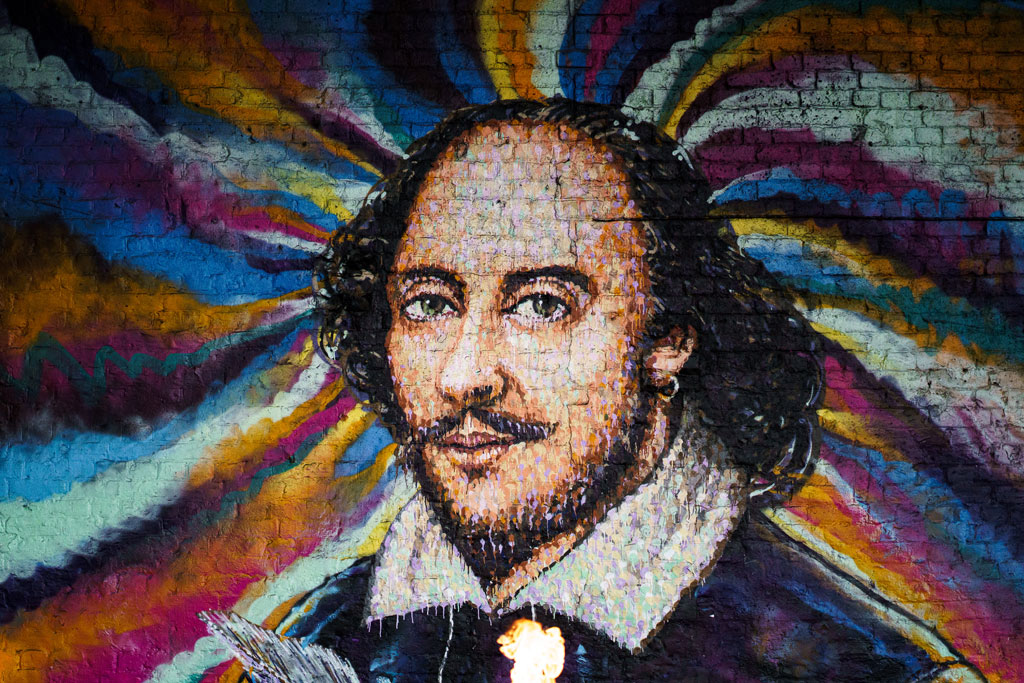 William Shakespeare Mural