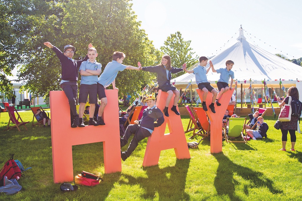 Programme for Schools at Hay Festival 2019 credit Sam Hardwick