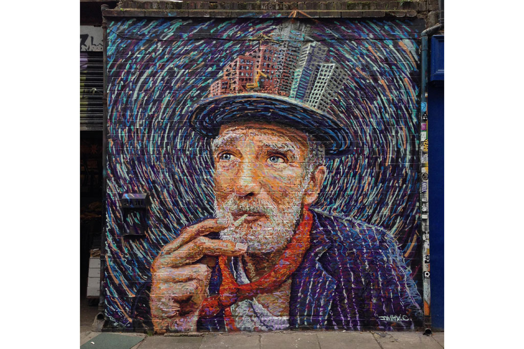 Portrait of Mick, Brick Lane