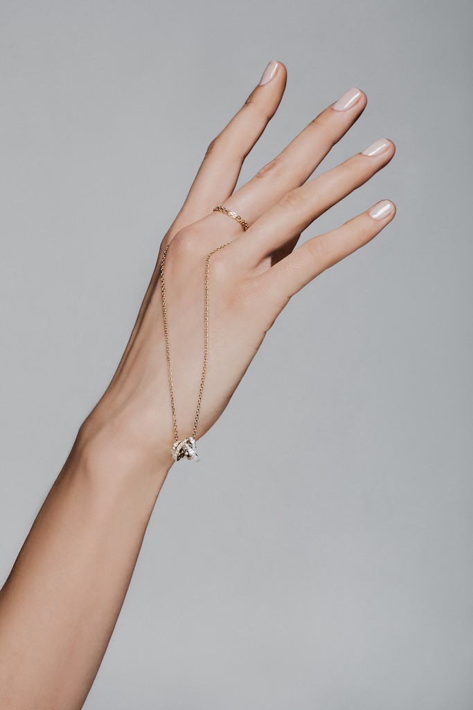 Lark & Berry Double Love Necklace in 14k Gold