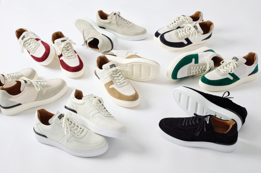 Shoes scattered on the floor