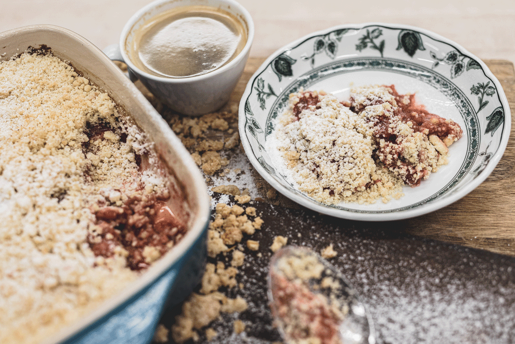 Fairmont Royal York’s Strawberry Rhubarb Cobbler