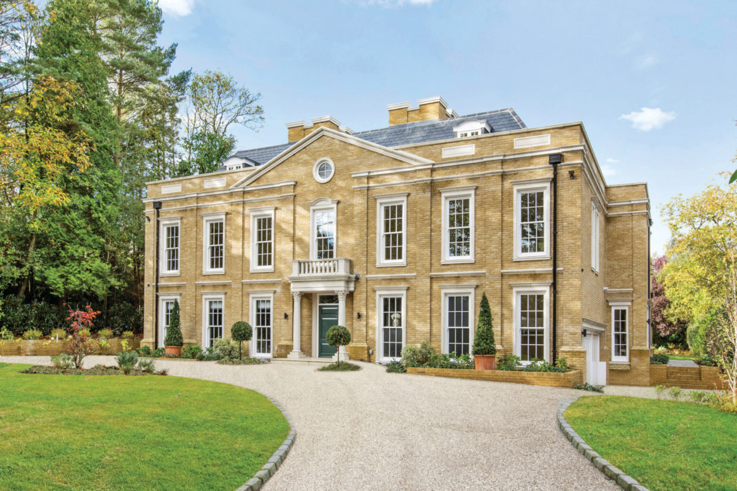 Grand house exterior