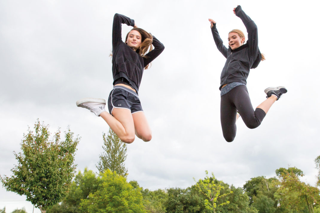 Models jumping