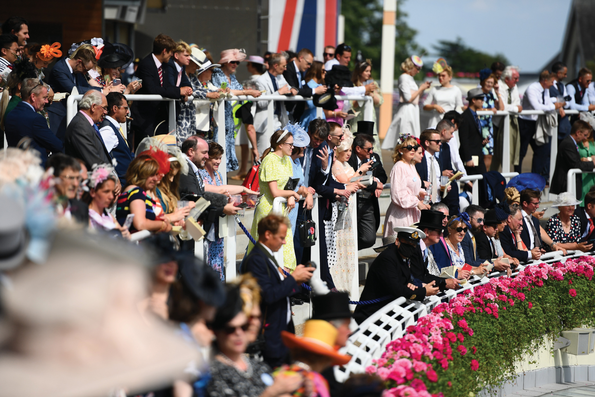 Crowds at Ascot Racecourse