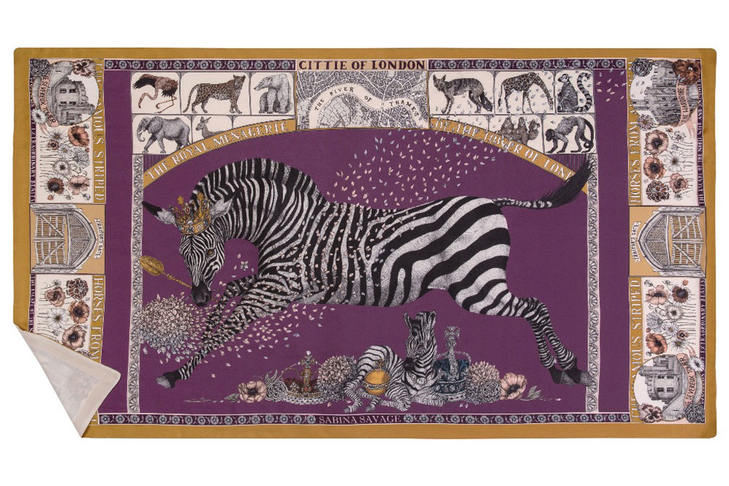 Sabina Savage Silk & cashmere scarf