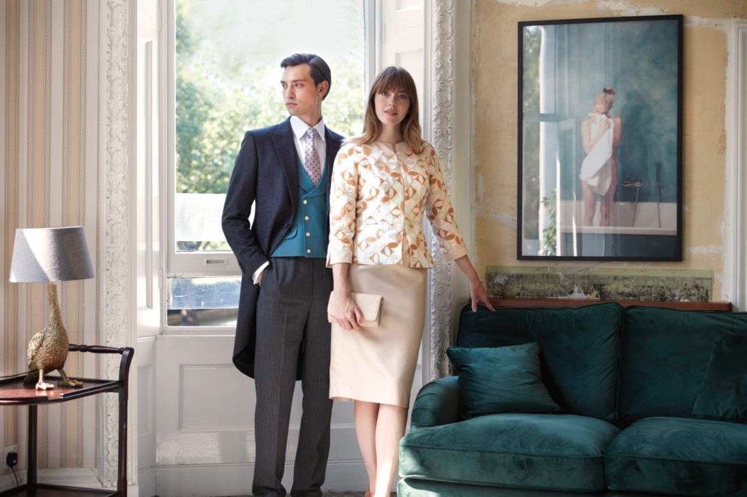 Favourbrook - two models in formal attire