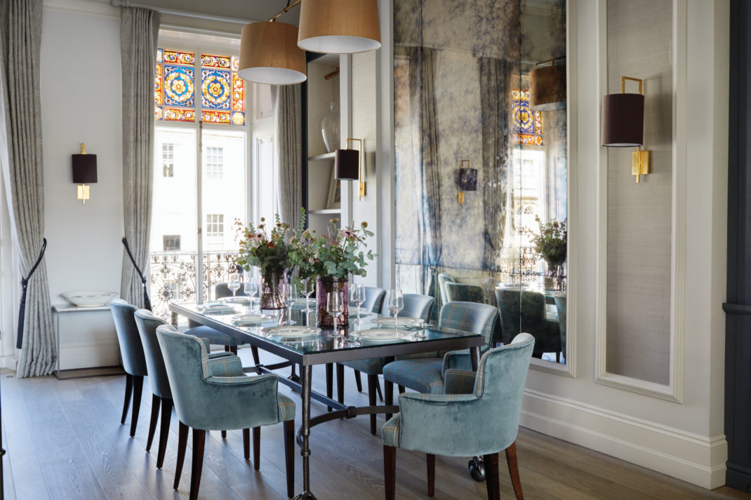 Regency style dining room by Sims Hilditch