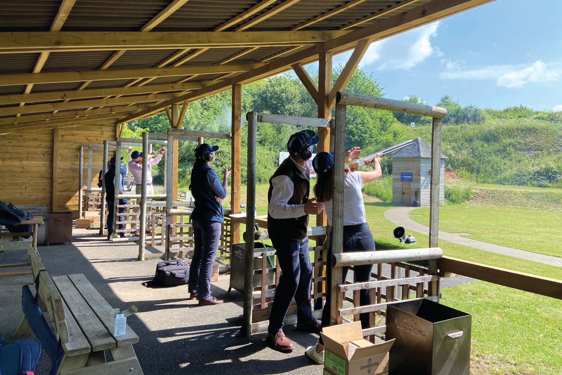 E.J. Churchill shooting range