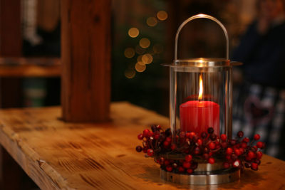 Christmas candle