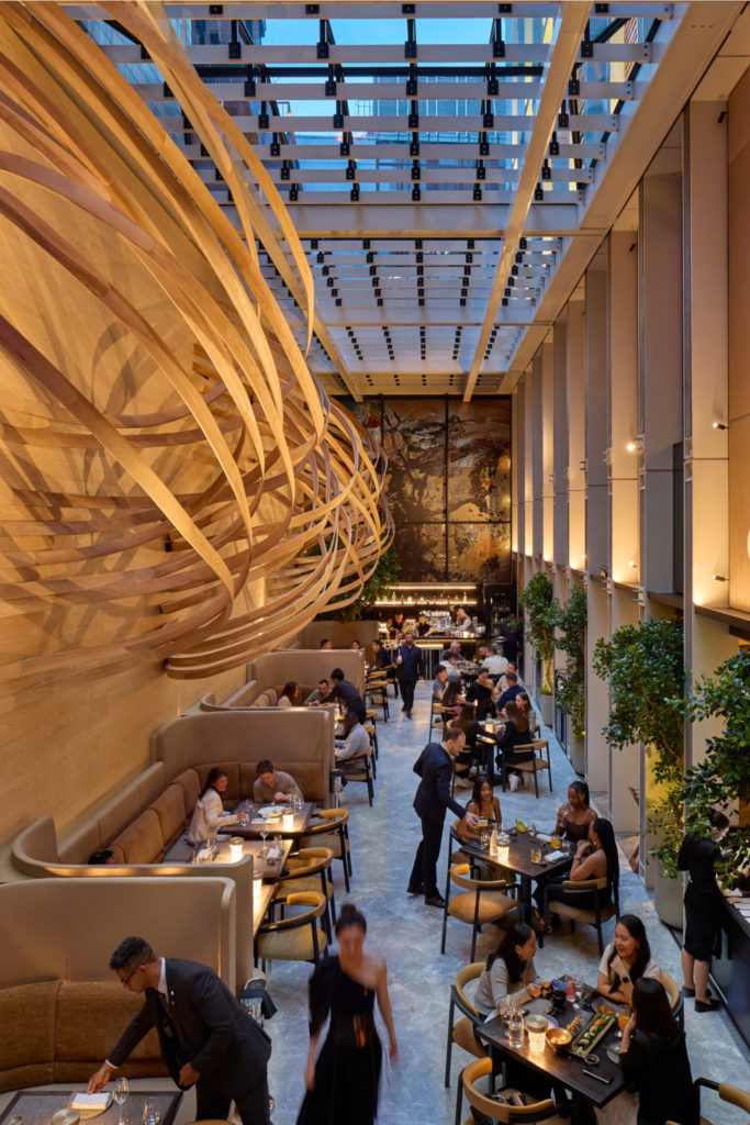 Akira Back restaurant interiors