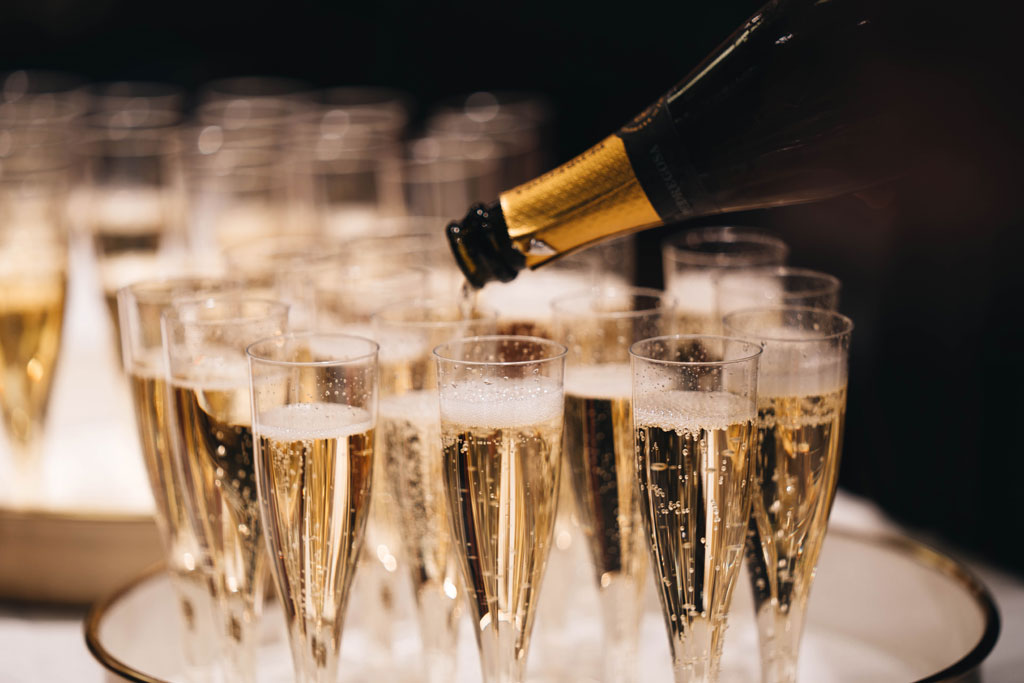 London's Glitziest Champagne Bars