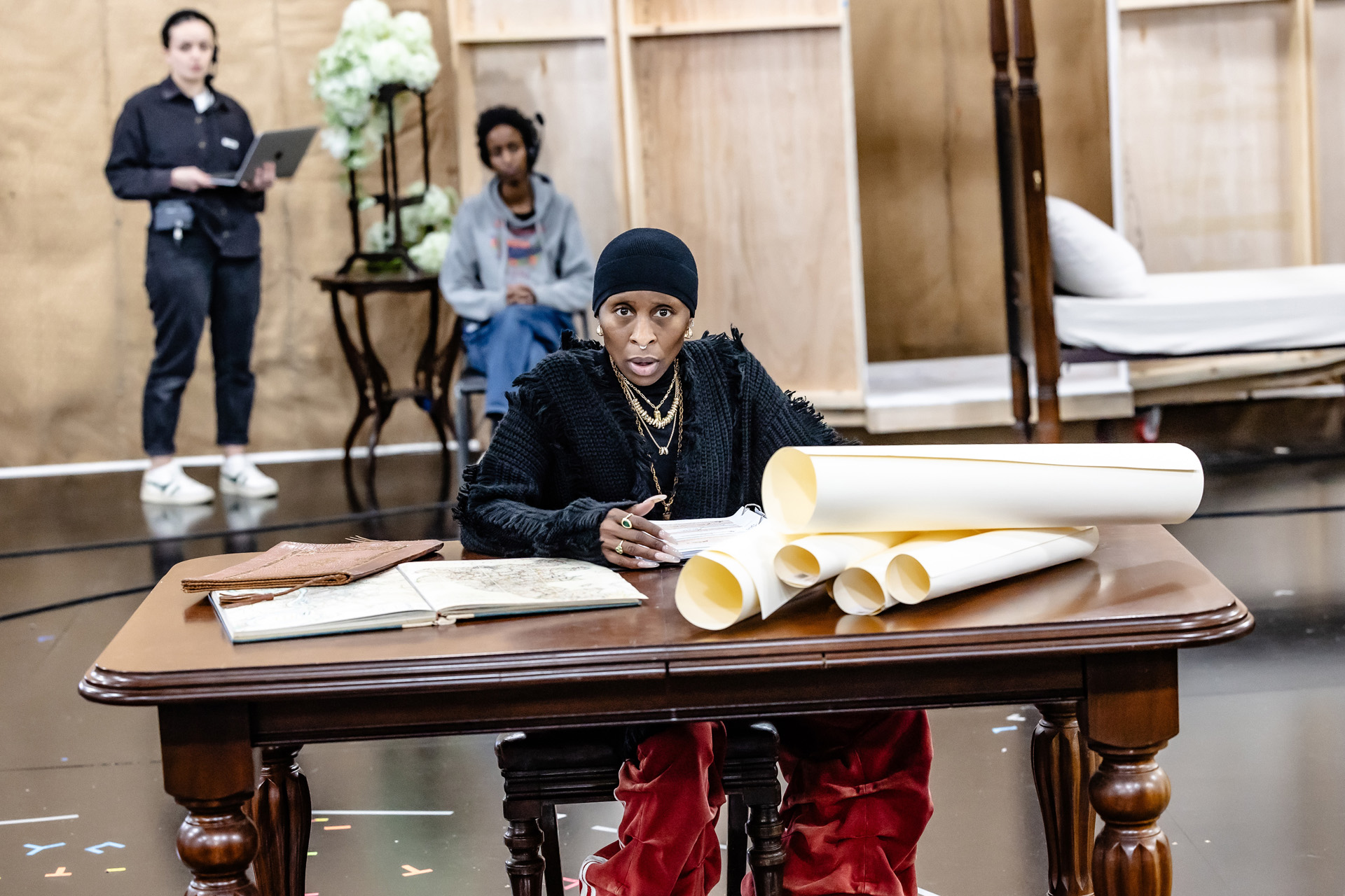 Cynthia Erivo in rehearsals for Dracula.