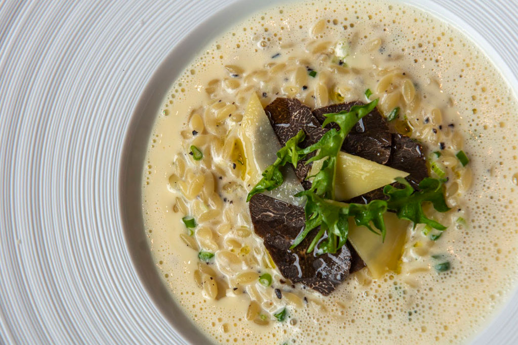 Fauchon l'Hotel's French Truffle Pasta Riso