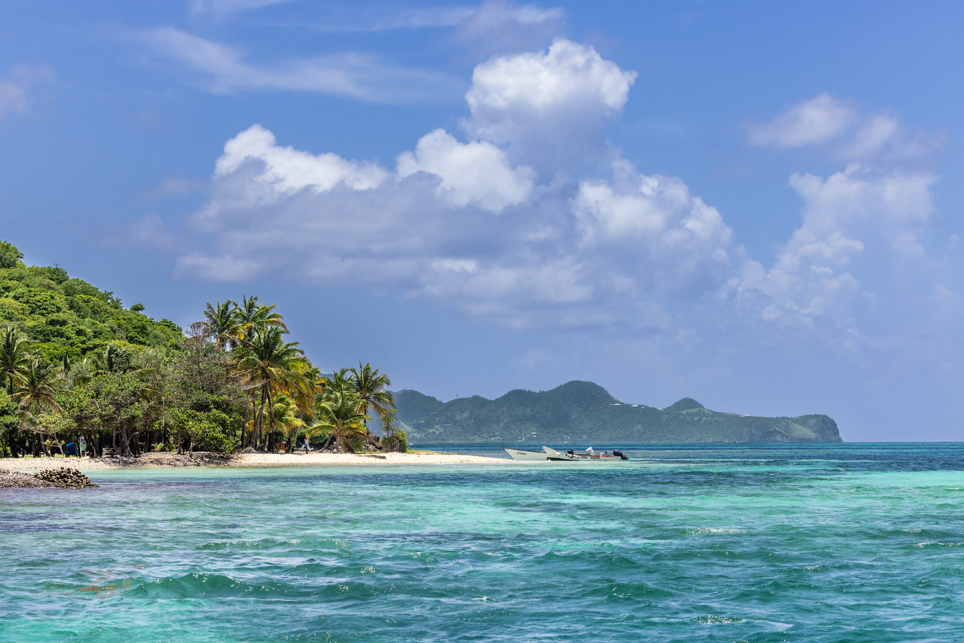 A Caribbean beach in Saint Vincent