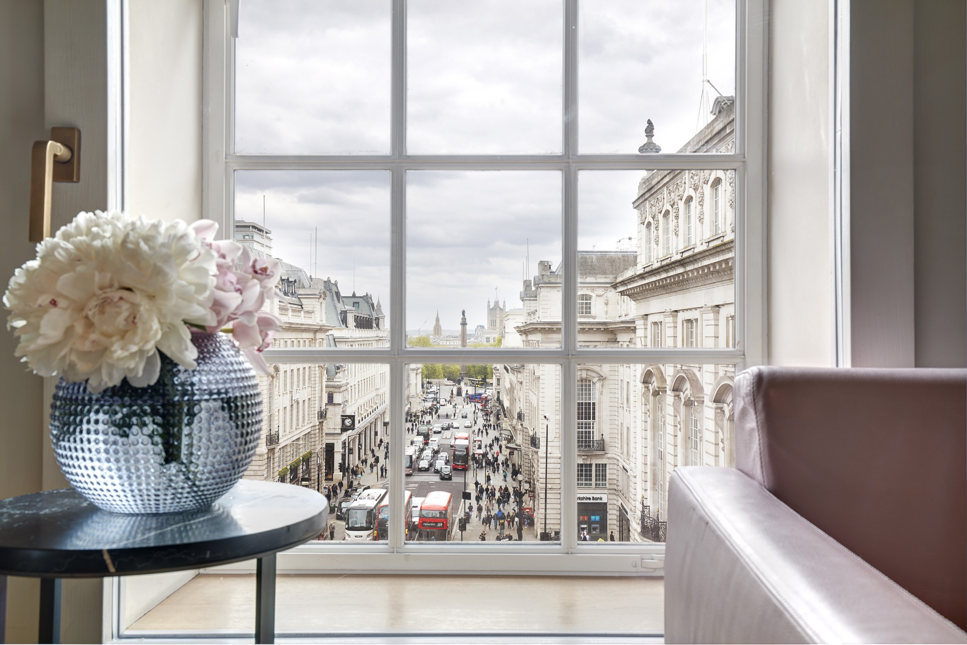 A view of London from Hotel Cafe Royal