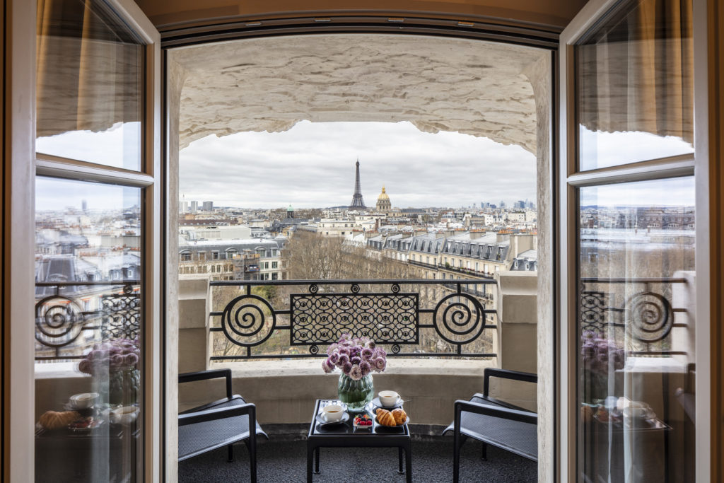 A view of Paris from Hotel Letitia
