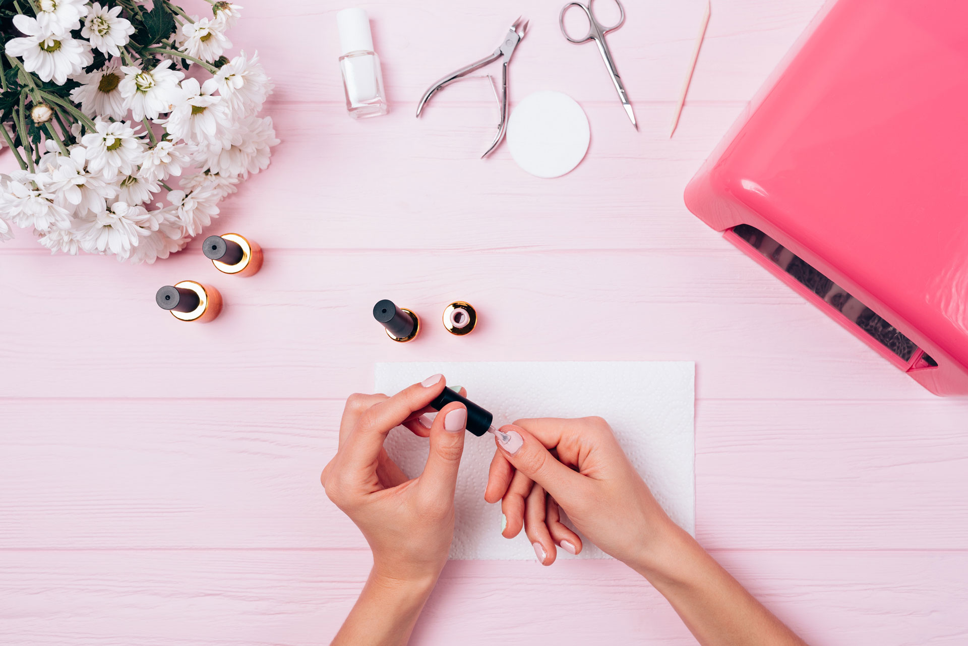 At home manicure