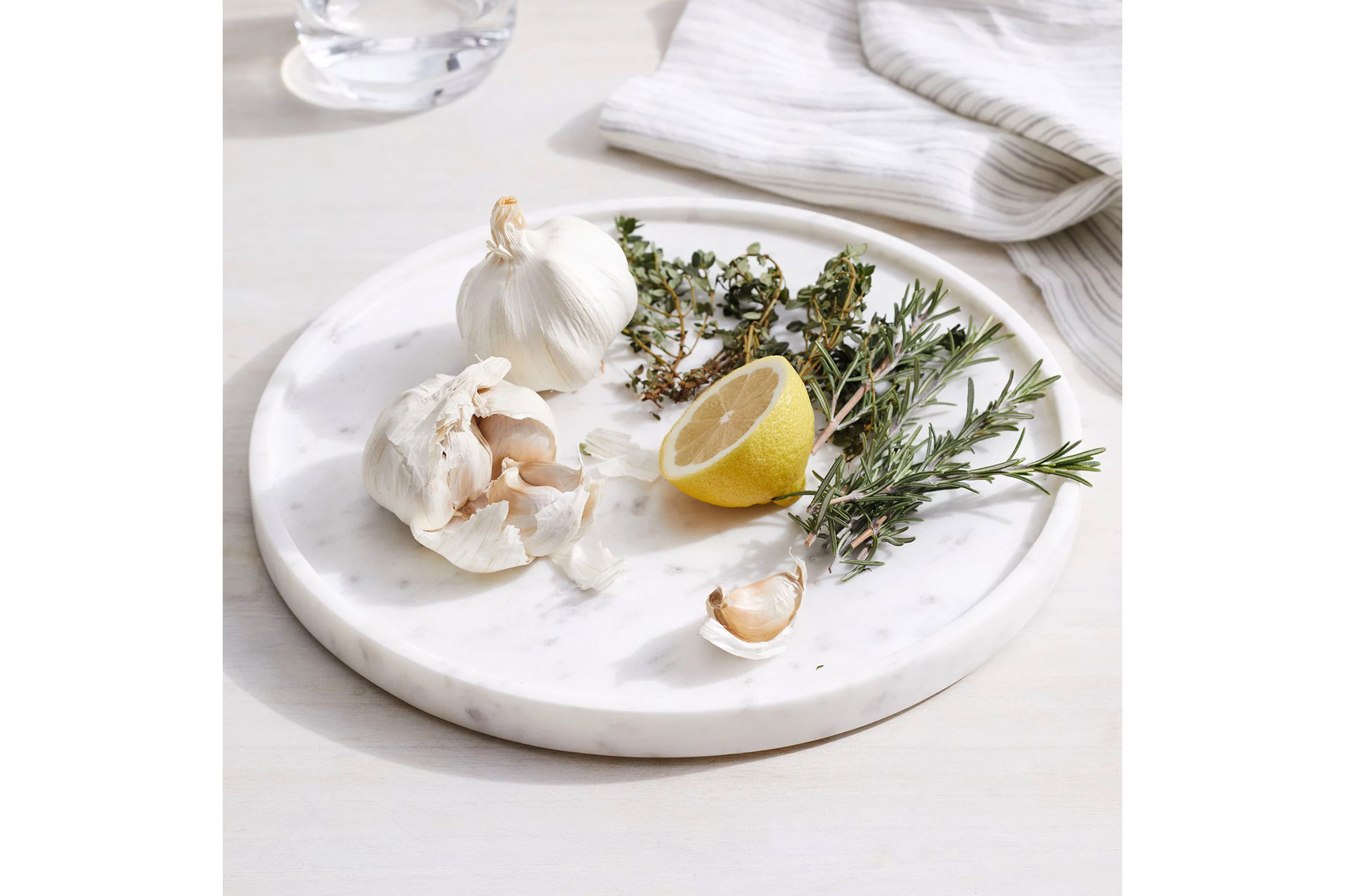 The White Company Round Marble Board