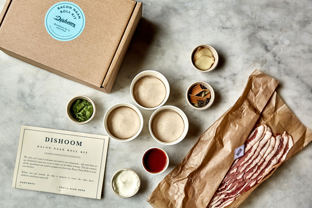 Dishoom Bacon Naan Roll