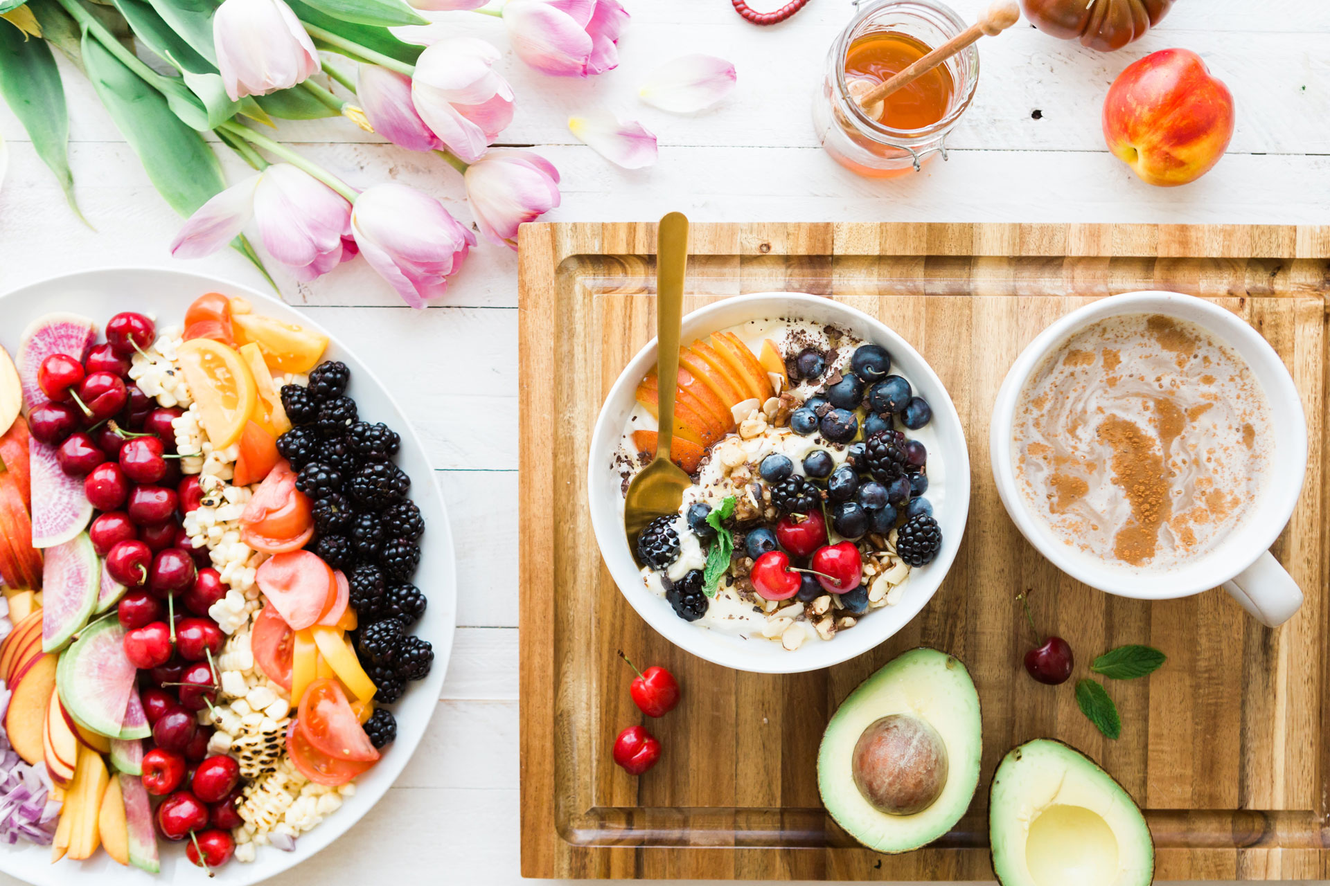 healthy food Photo by Brooke Lark on Unsplash