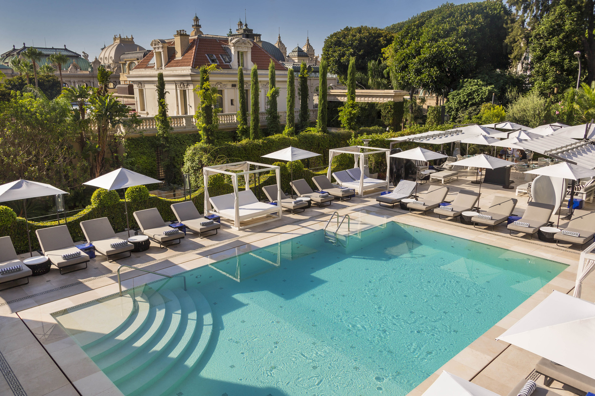 Swimming pool at Hotel Metropole Monte-Carlo