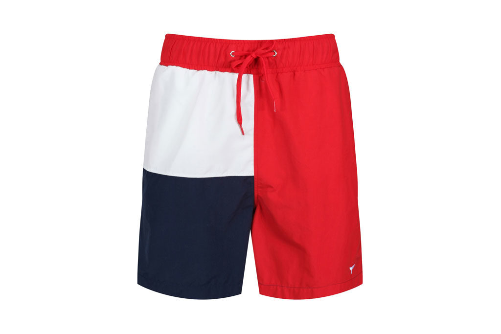Whale of a Time Bordeaux Swim Shorts