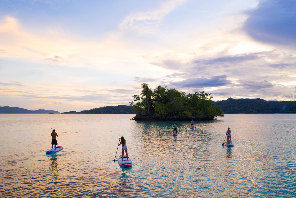 Paddleboarding Raja Ampat