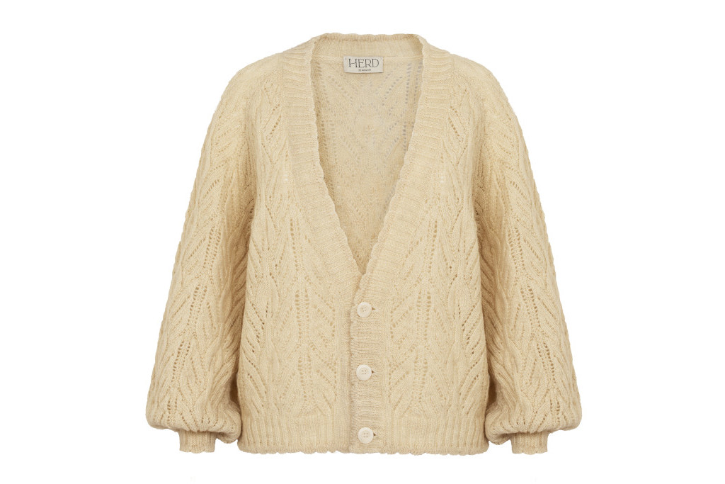 Herd Wyre Cardigan in Ecru