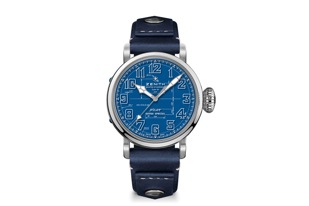 zenith pilot blueprint watch