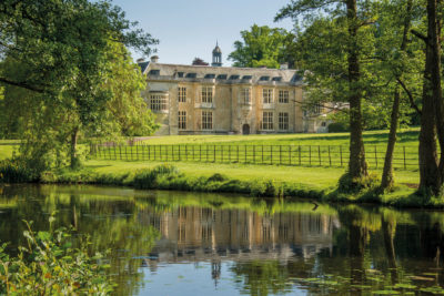 Lake view of Hartwell House & Spa