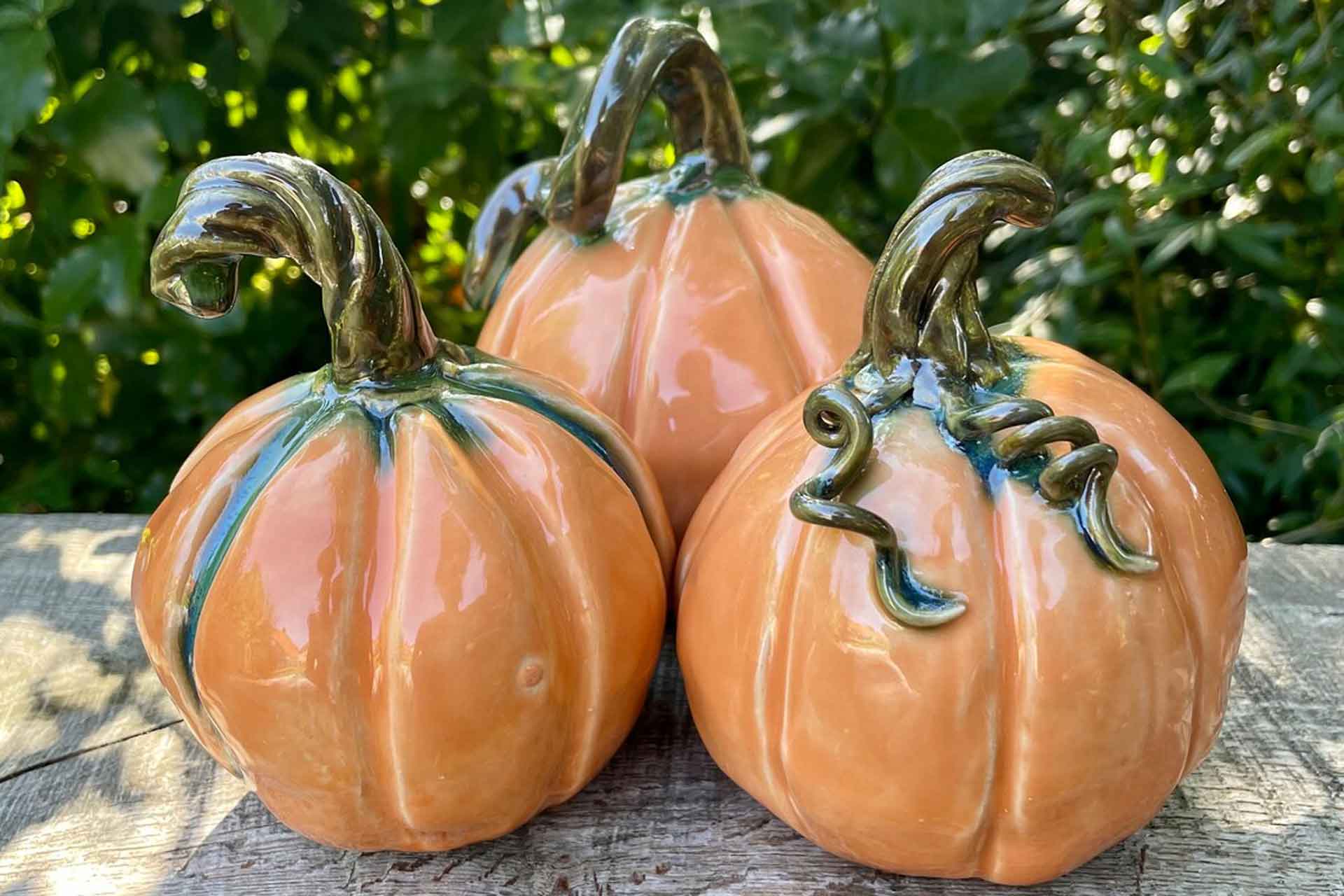 ceramic pumpkins