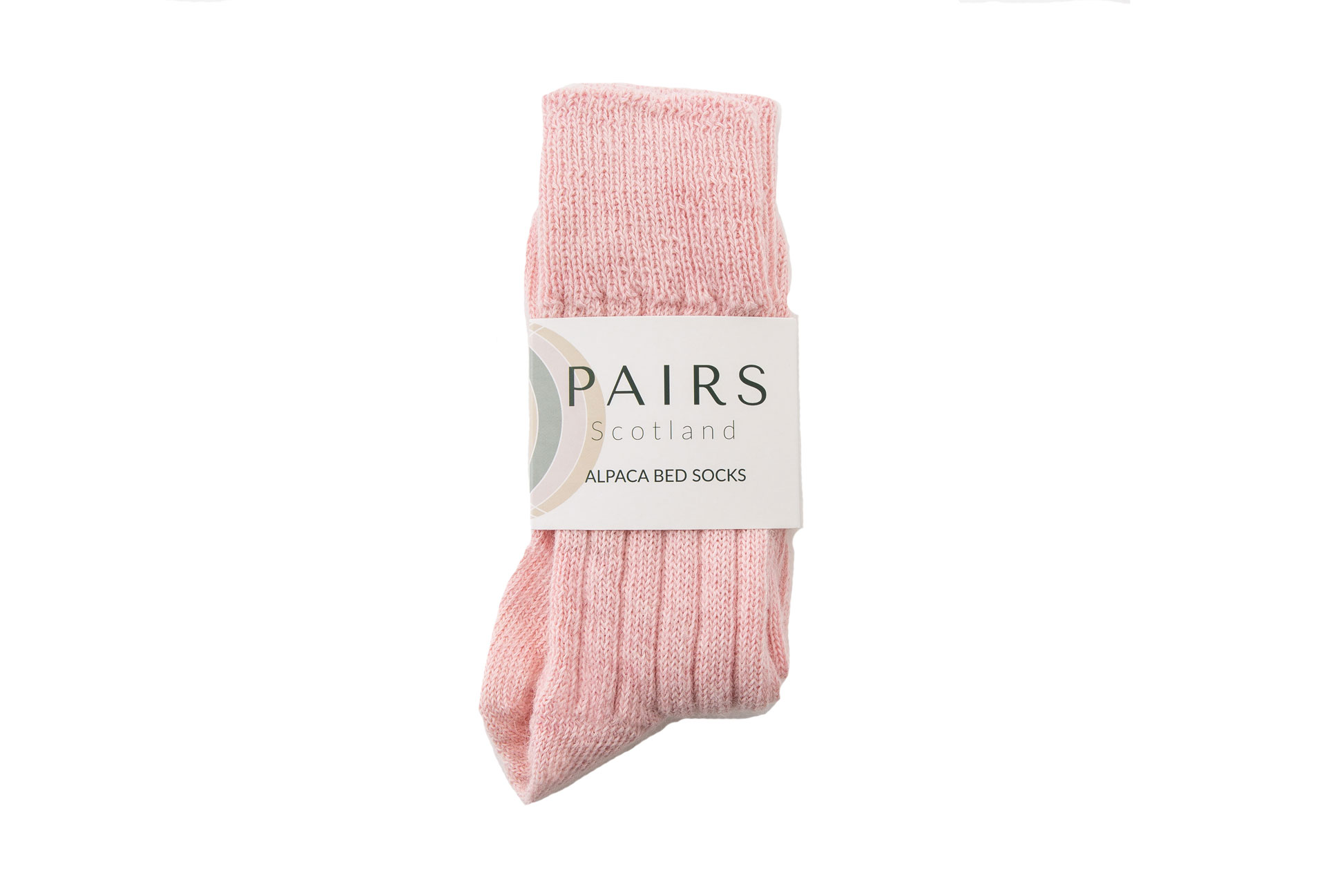 Pairs Scotland Pink Alpaca Bed Socks
