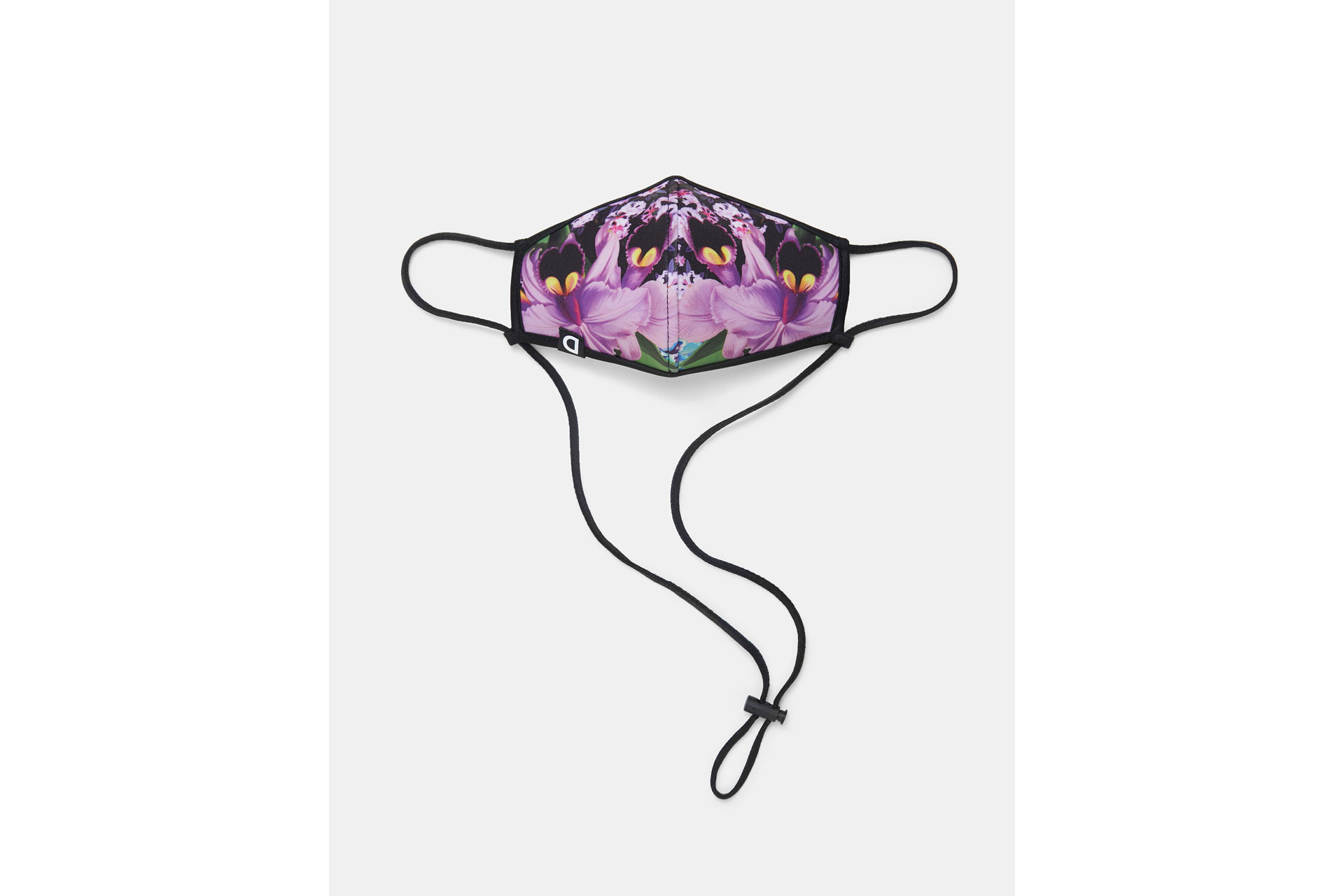Desigual x Christian Reversible floral face mask + pouch