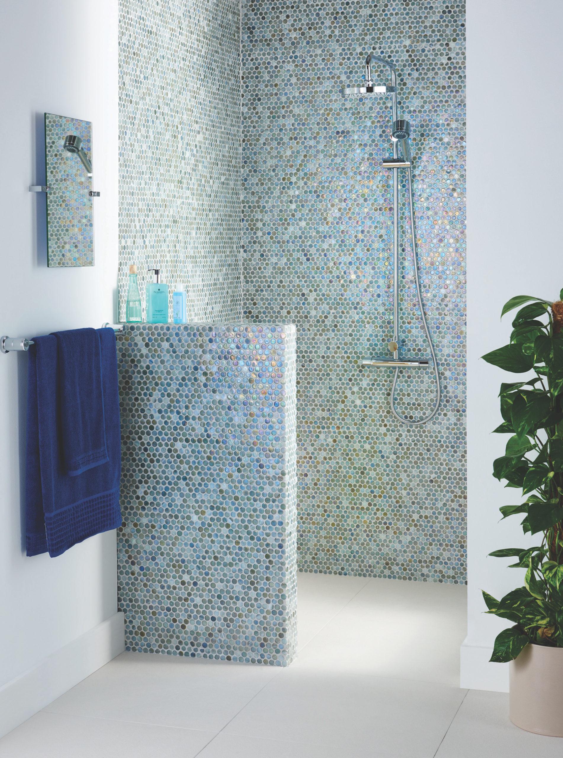 blue bathrooms