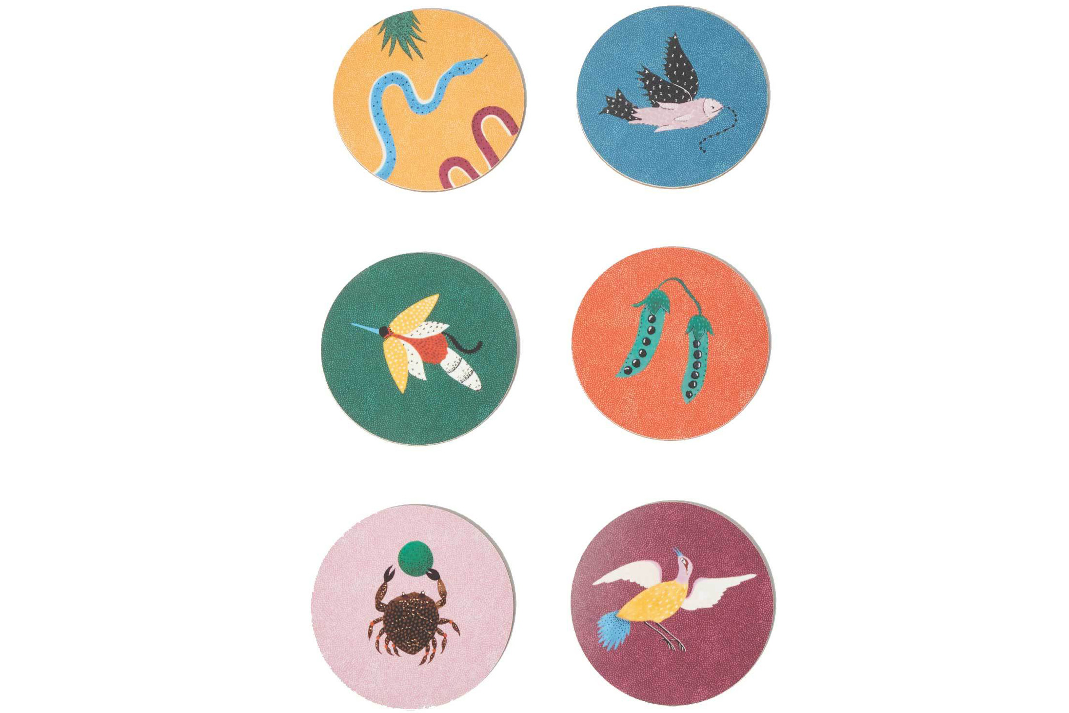 Polkra coasters