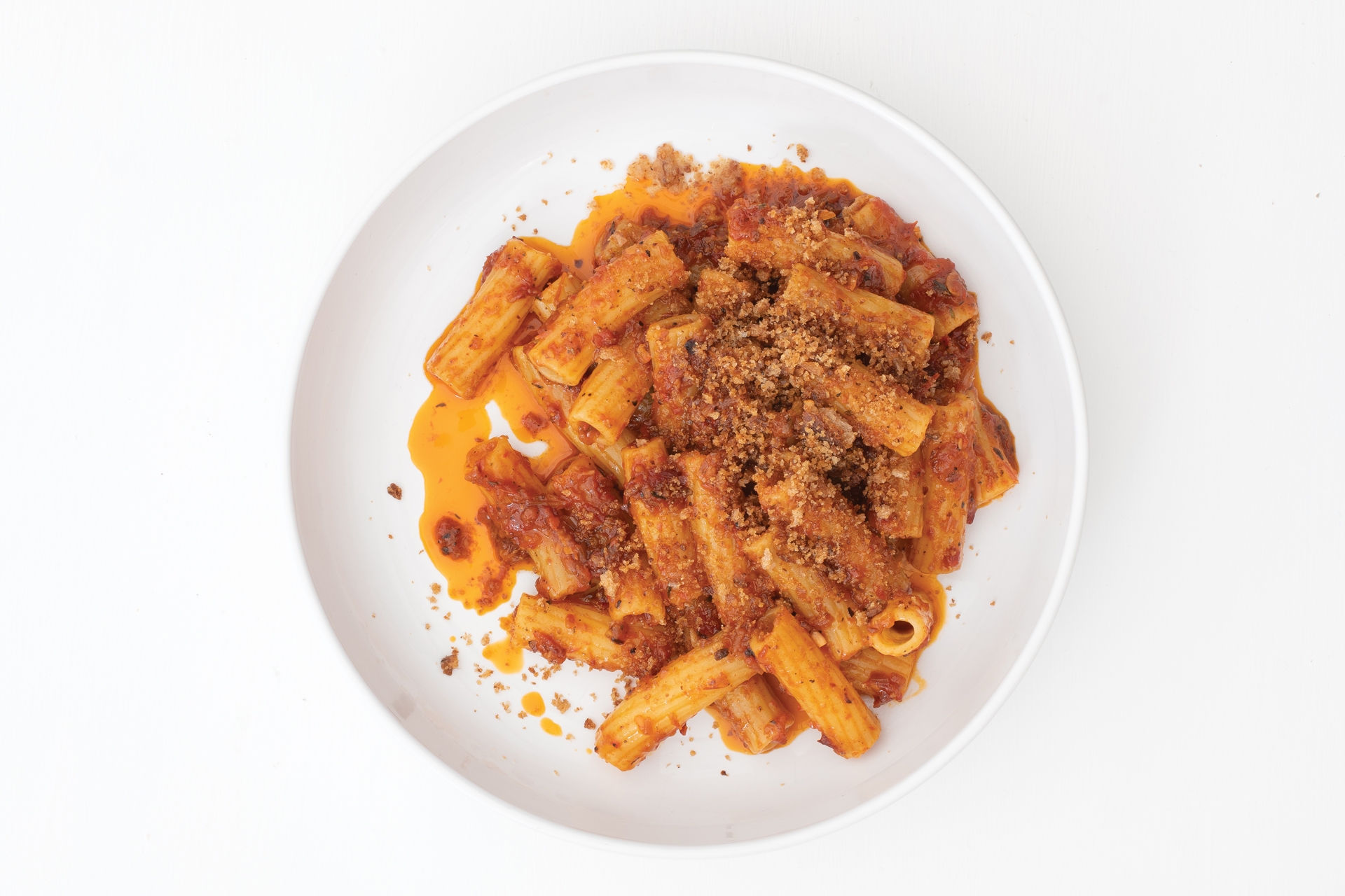 Veganuary Recipe: Nina Parker's Roast Pepper Sauce, Pangrattato Pasta