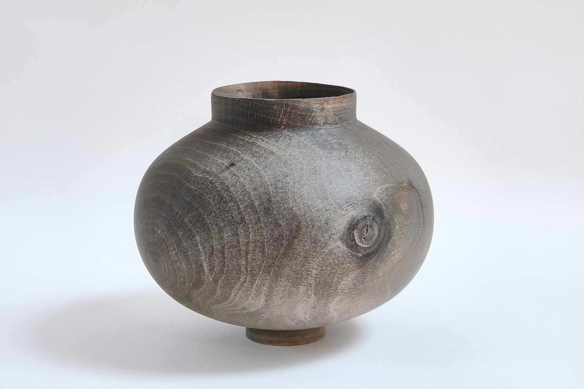 Max Bainbridge / Forest+Found Ebonised Alder Jar, 2020